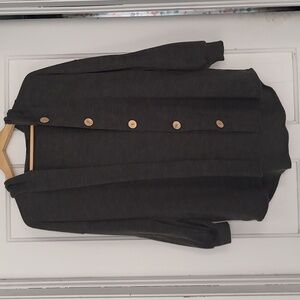 Women's NWOT Heimish dark olive button down cardigan size small